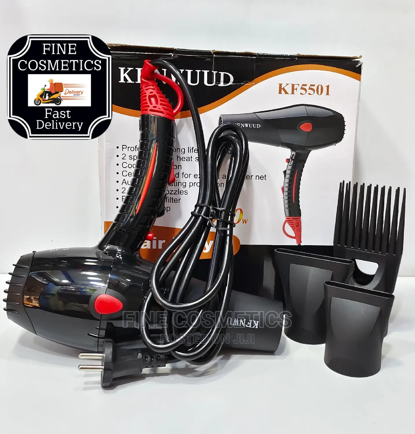 KFNWUUD Professional Hand Hair Dryer Ultra-Quiet Hair Blower
