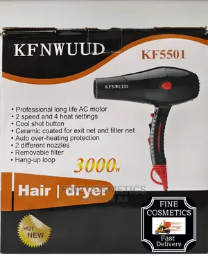 KFNWUUD Professional Hand Hair Dryer Ultra-Quiet Hair Blower
