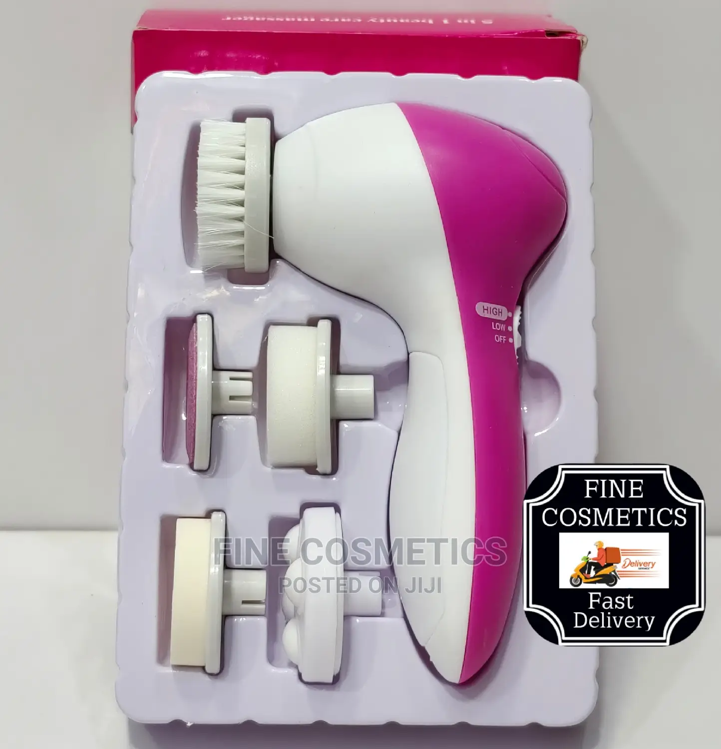 5-In-1 Beauty Care Massager Electric Facial Cleansing Brush