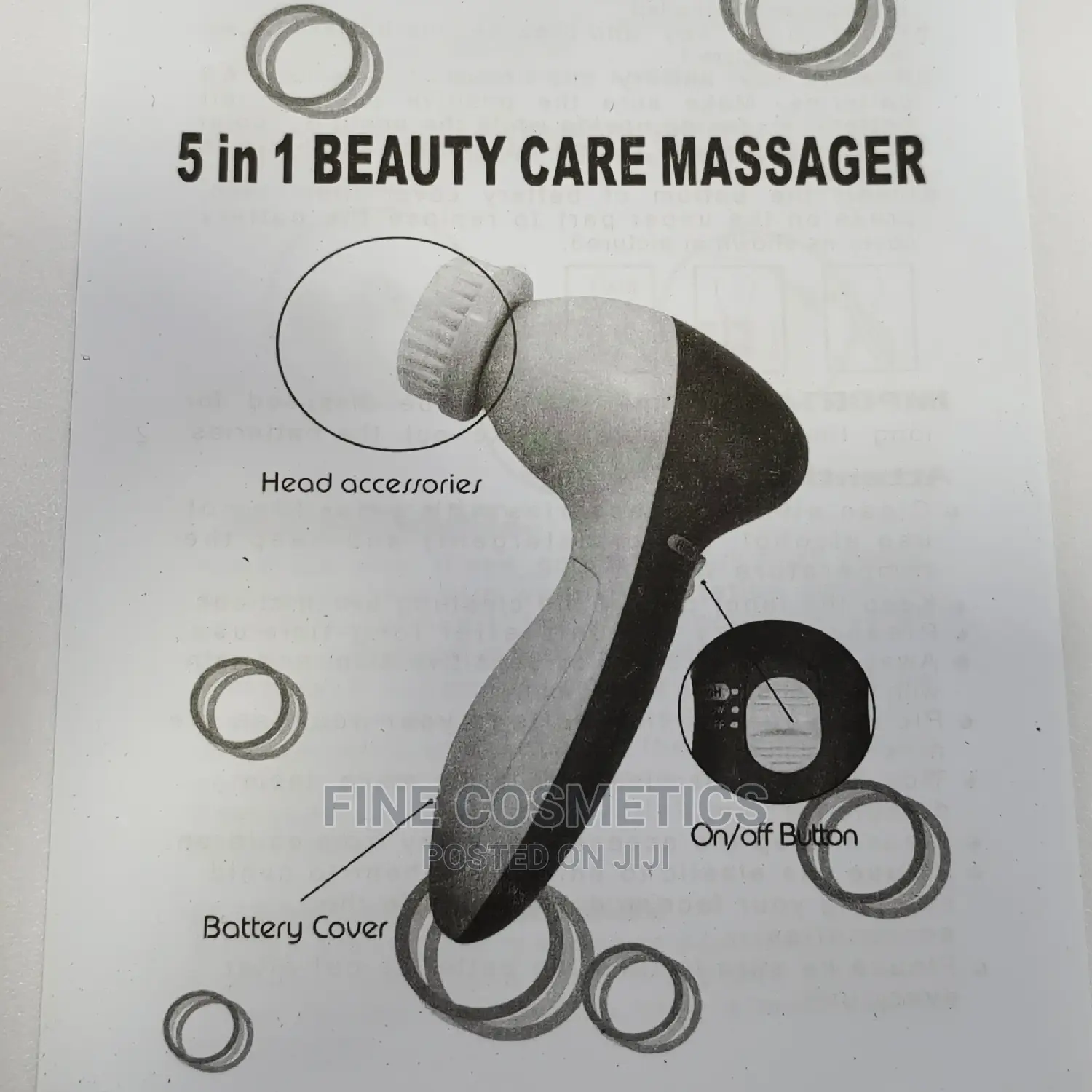 5-In-1 Beauty Care Massager Electric Facial Cleansing Brush