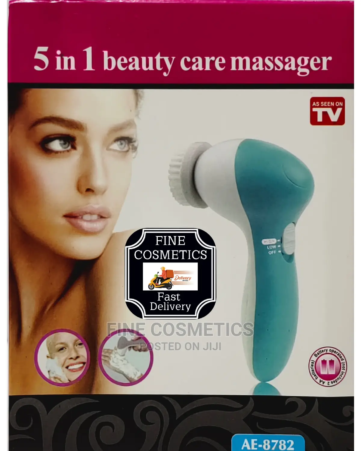5-In-1 Beauty Care Massager Electric Facial Cleansing Brush