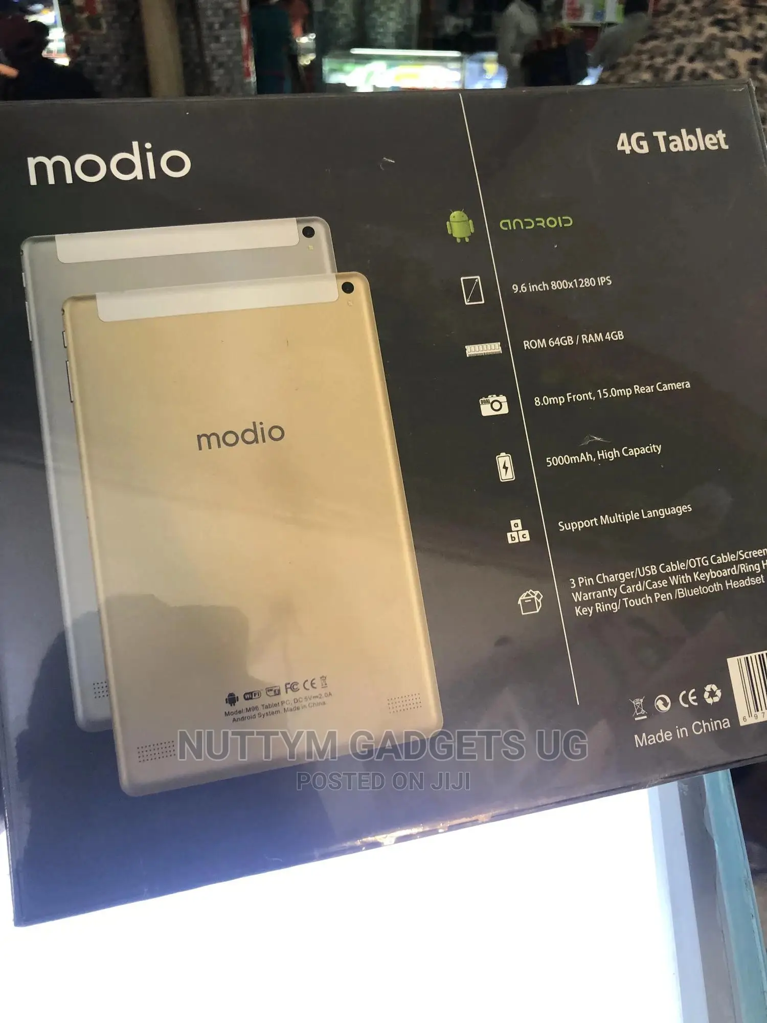 New Modio M96 64 GB Black