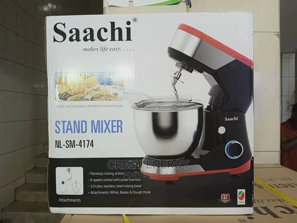 Saachi Commercial Mixer - 5L / Commercial Stand Mixer