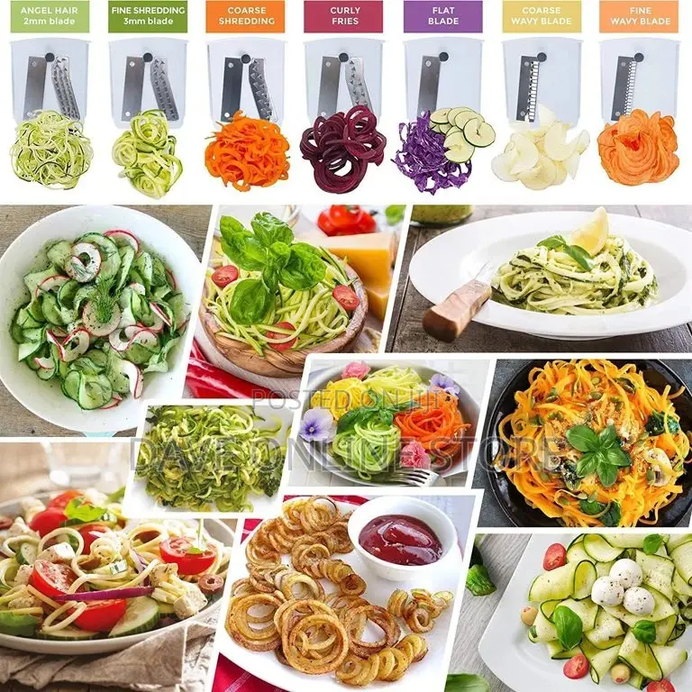 Spiralizer 7-Blade Vegetable Slicer
