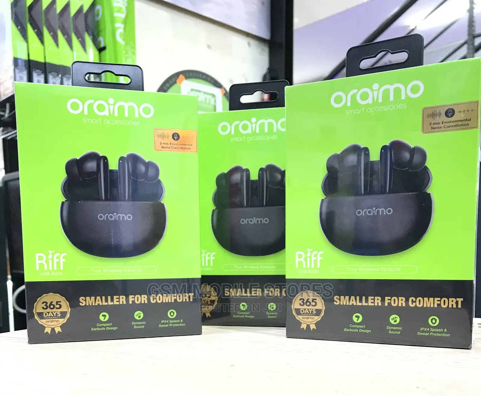 Oraimo Riff Smaller for Comfort True Wireless Earbuds