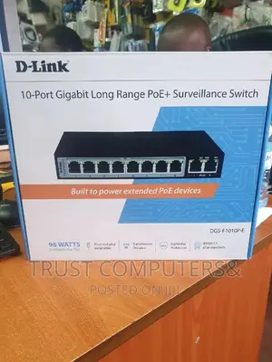 D Link 8port Poe Surveillance Switch