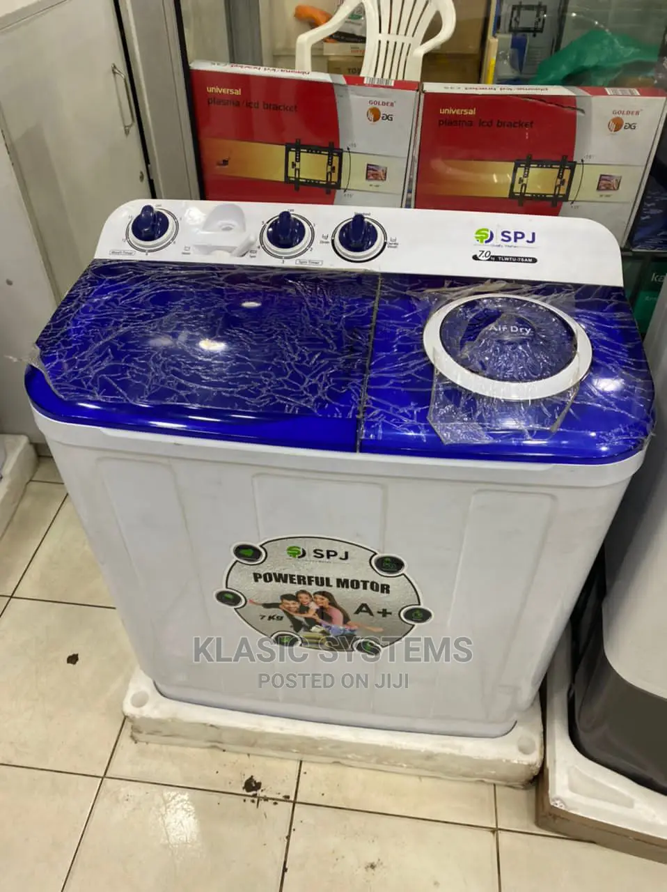 Spj Twin Tub Washing Machine 7kgs