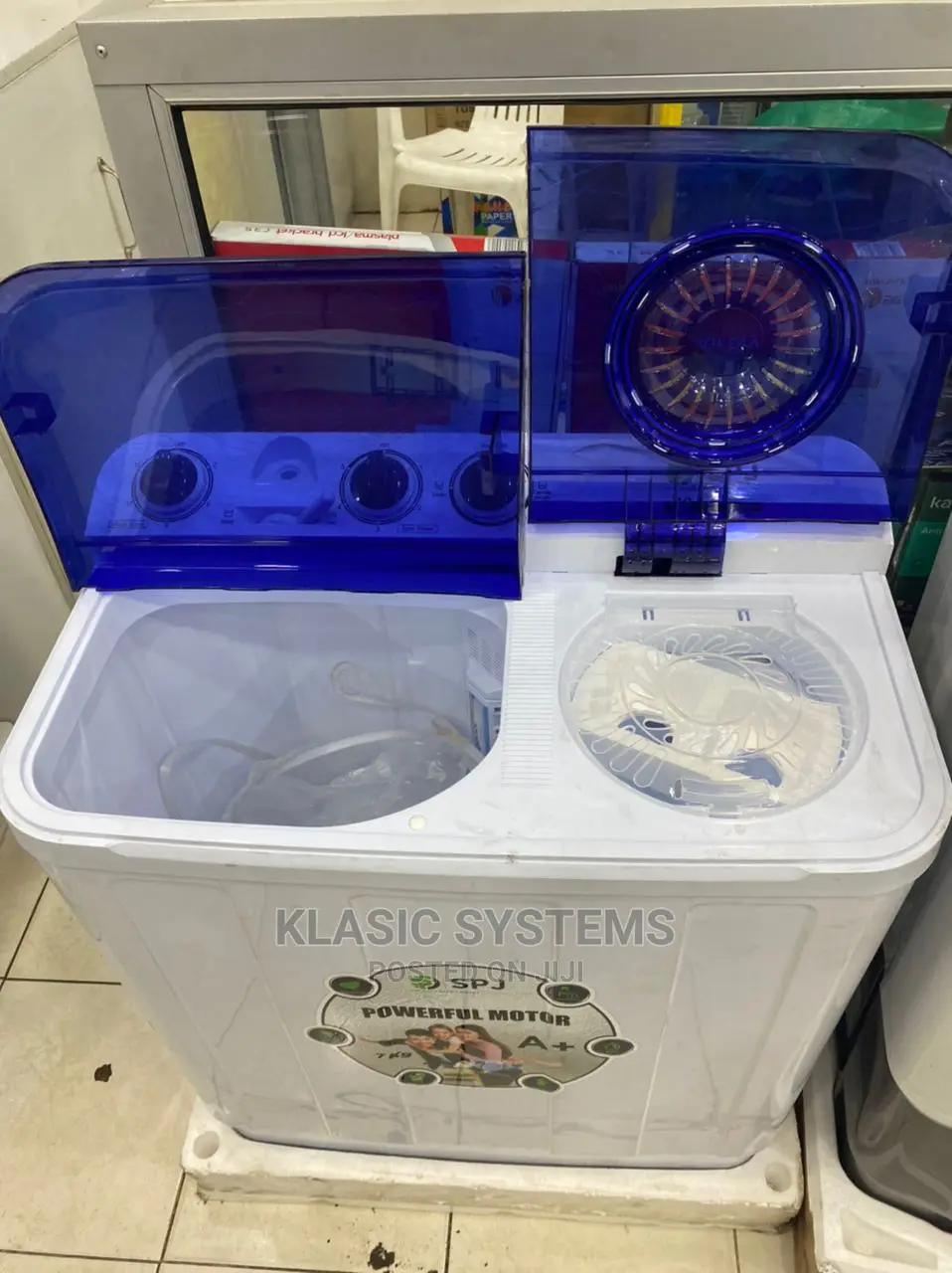 Spj Twin Tub Washing Machine 7kgs