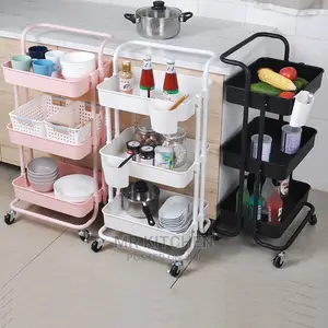 Metallic Trolley (3layers)