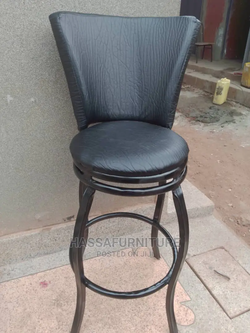 Metal and Leather Bar Stools Brand New