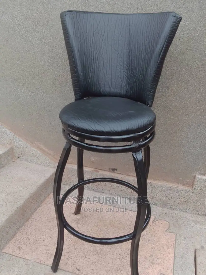 Metal and Leather Bar Stools Brand New