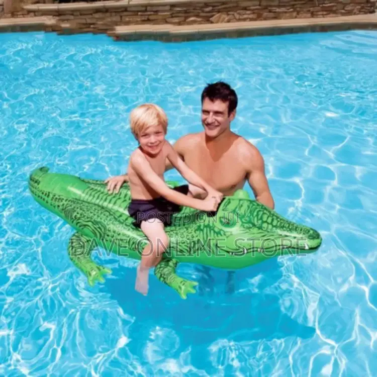 Intex Inflatable Crocodile Swimming Pool Floater Kids