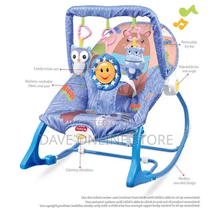 I Baby Baby/ Toddler Rocker Chair - Multicolor