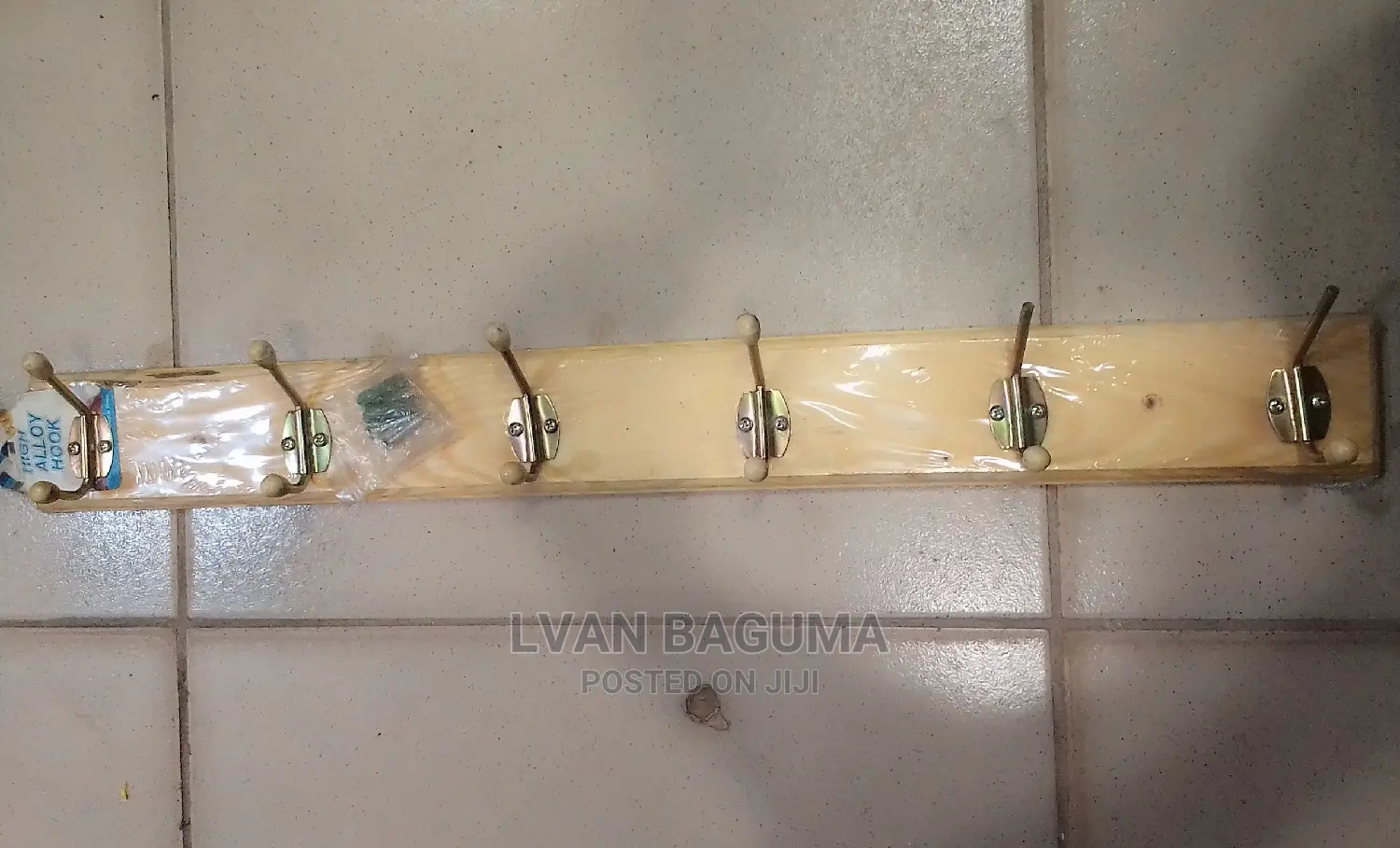 Wooden Wall Hooks With Screws