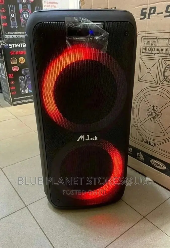 Mjack "10" Partybox + 2 Wireless Microphones... [MJ-1010]