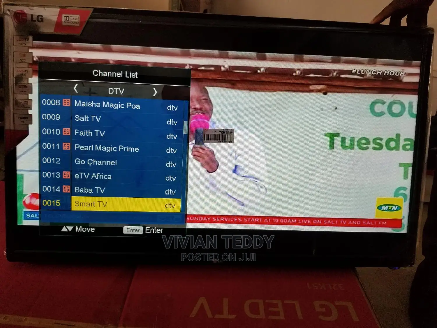 32 Inches Led LG TV Flatscreen Digitalized