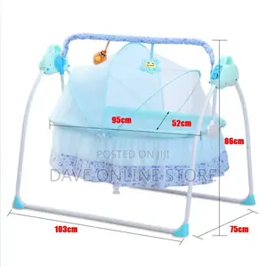 Electric Automatic Baby Rocker,Swing Craddle Bed Bluetooth