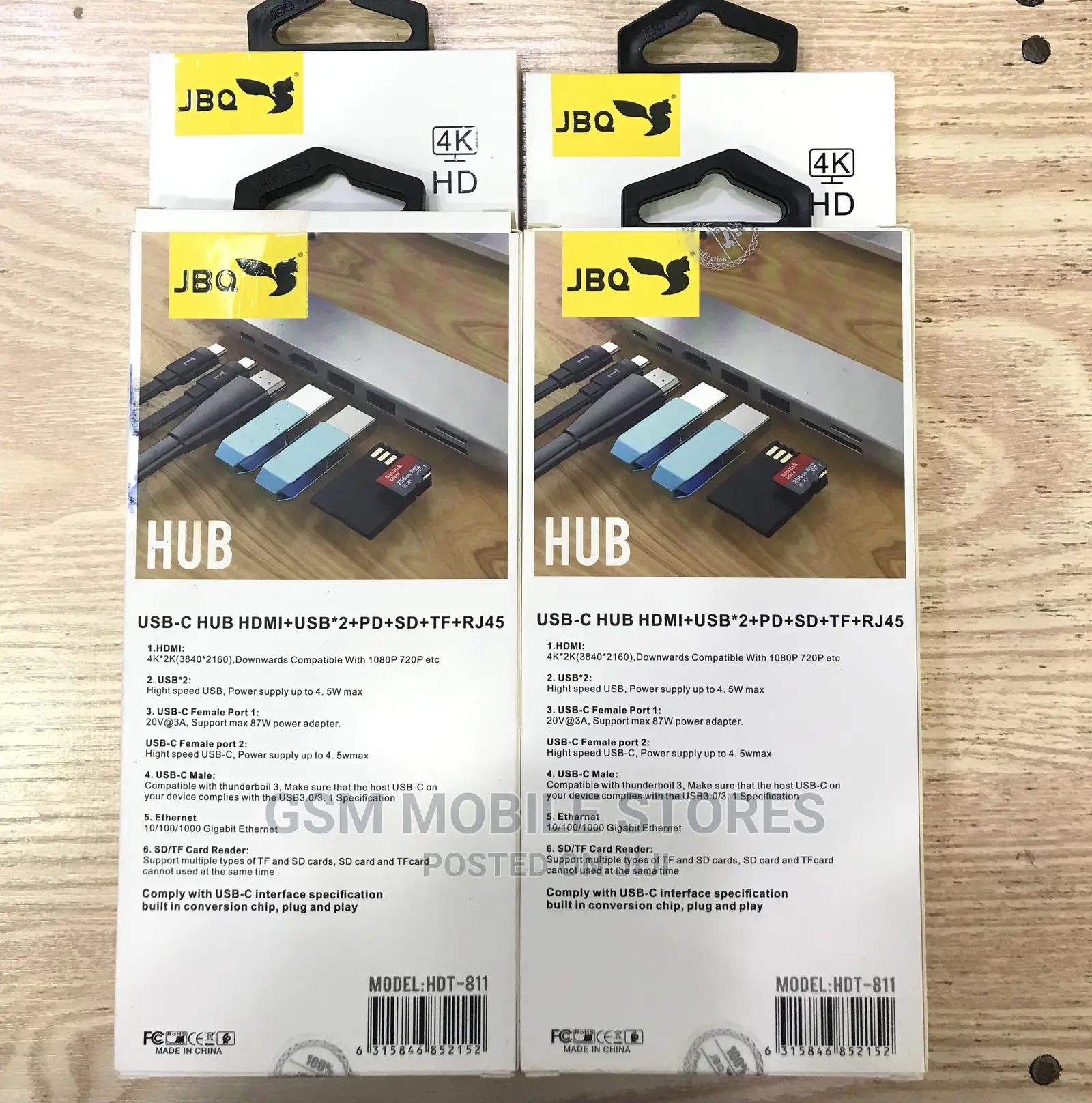 8in1 USB C Hub Charging for iPad Pro Macbook Air