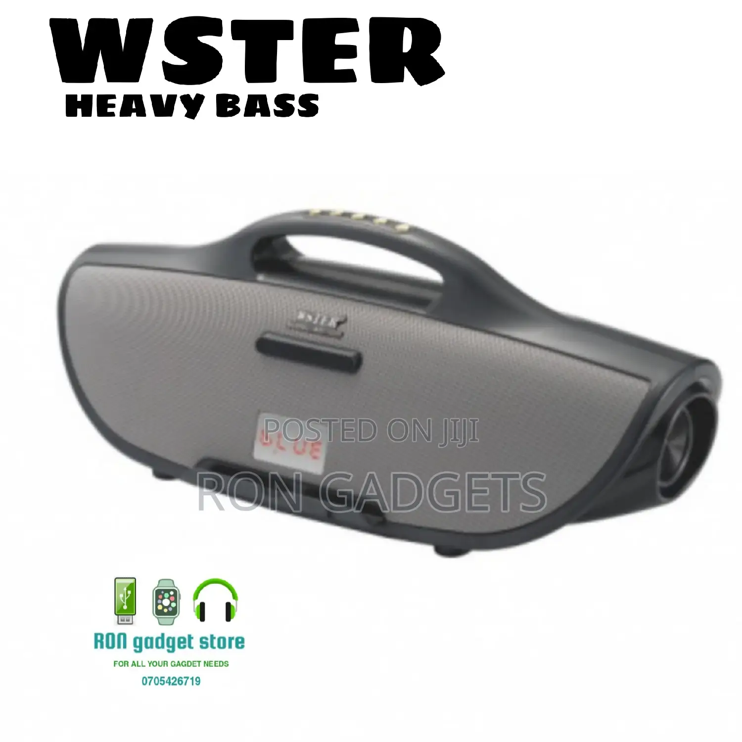 Wster Heavy Bass Speaker