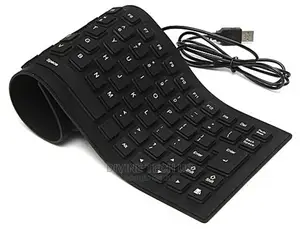 Photo - Generic Flexible Computer / Laptop USB Keyboard - Black