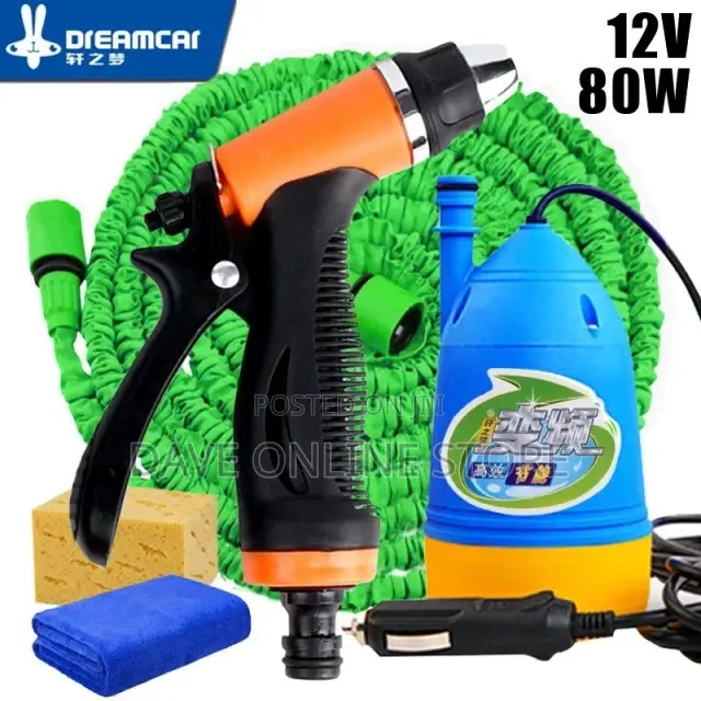 12V Car Washer Spray Gun High Pressure Pump