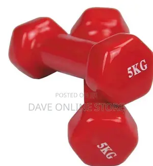 Pair of Vinyl Gym Dumbells
