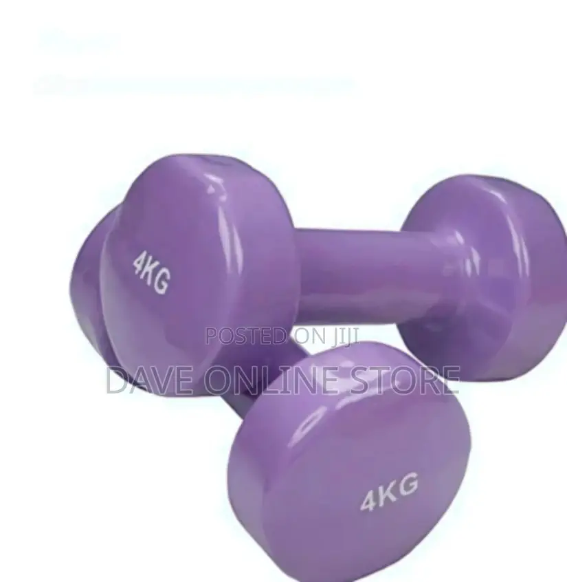 Pair of Vinyl Gym Dumbells