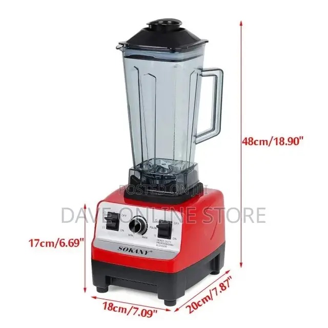 Sokany Heavy Duty Commercial Blender