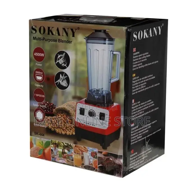 Sokany Heavy Duty Commercial Blender