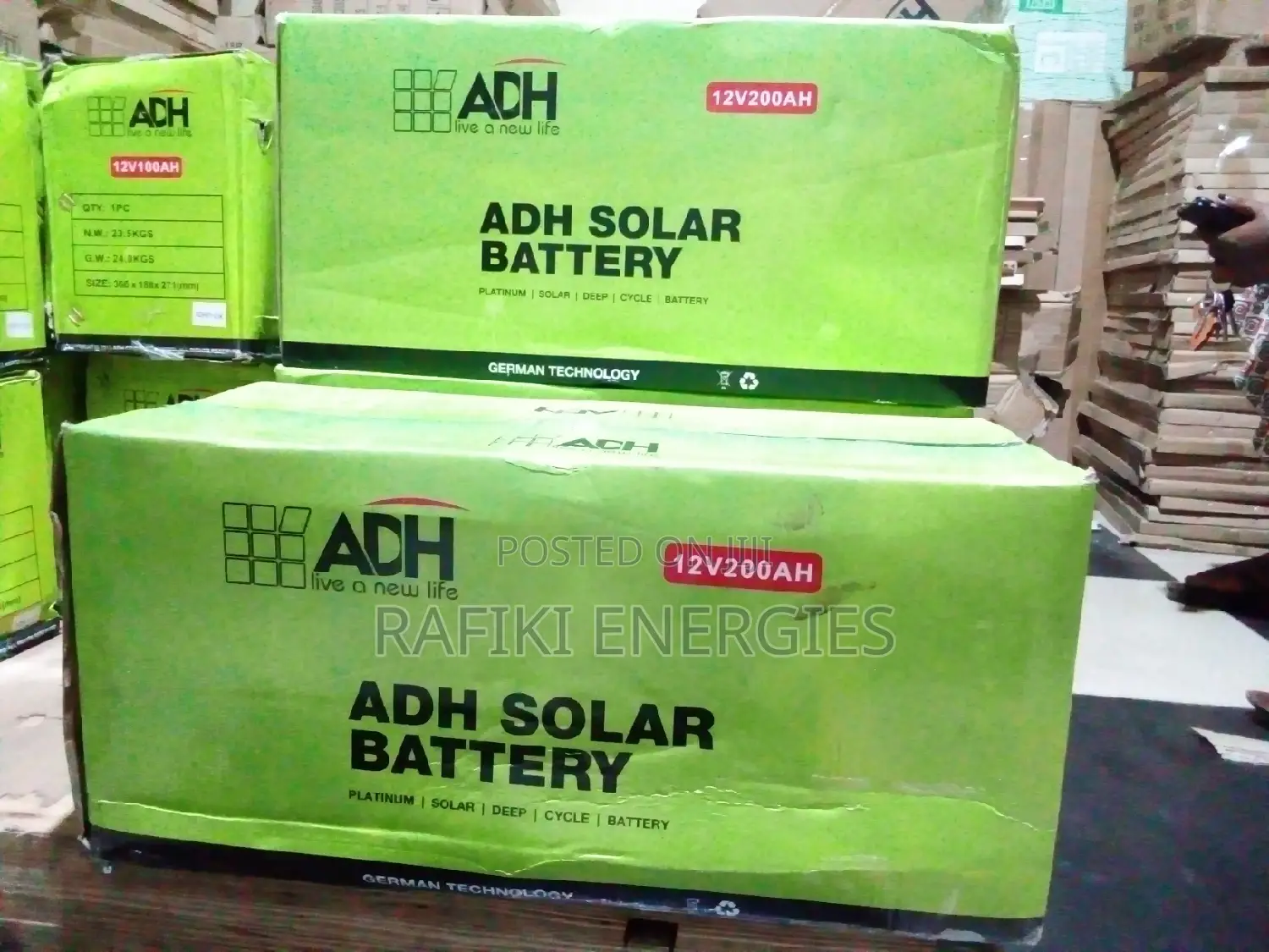 200ah Solar Battery (German Technology)