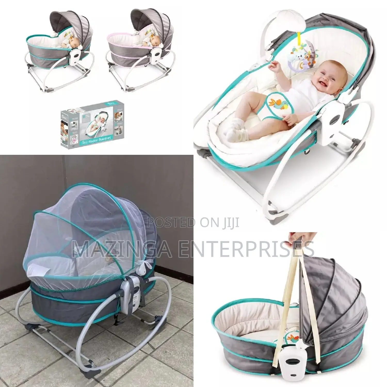 0-3year Old Sleeping Swing Crib Rocker With Music