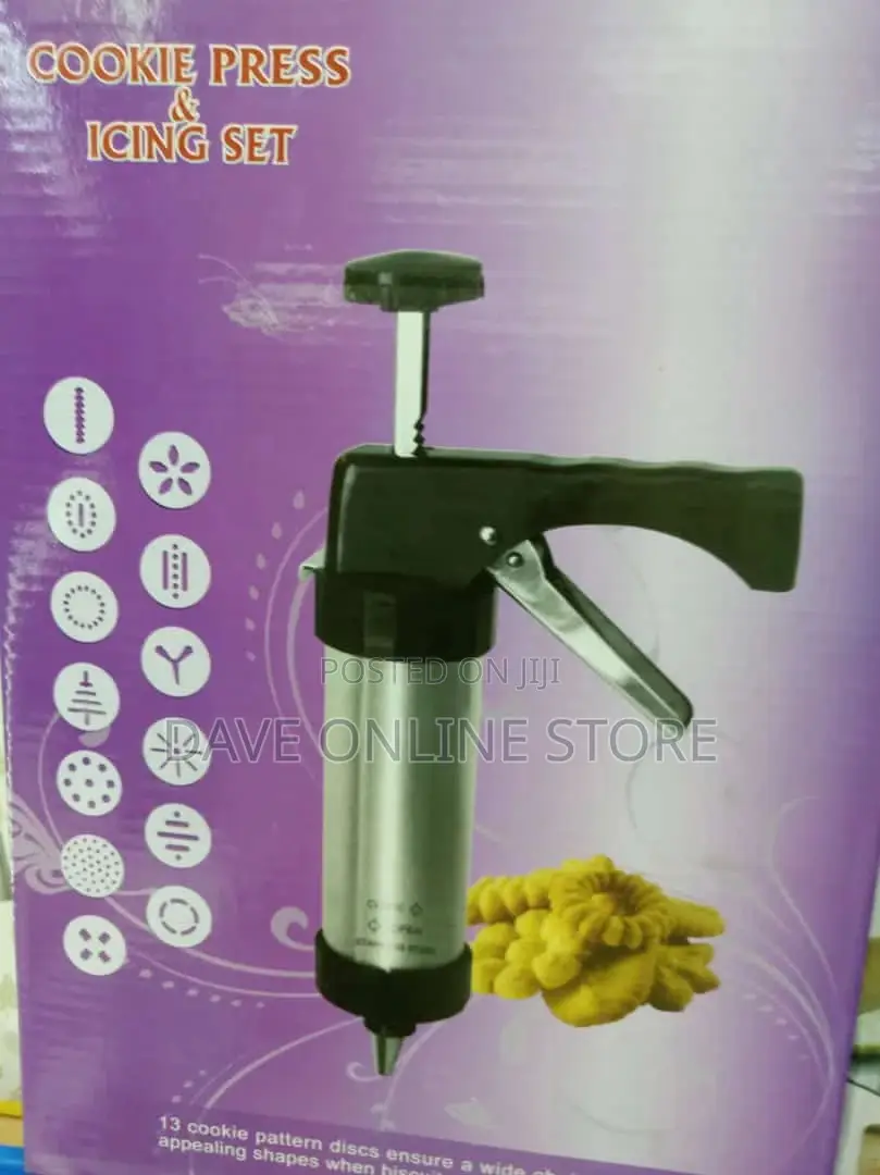 Cookie Press and Icing Set