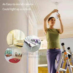 1080P Wireless 360° Panoramic Fisheye Bulb Light Camera