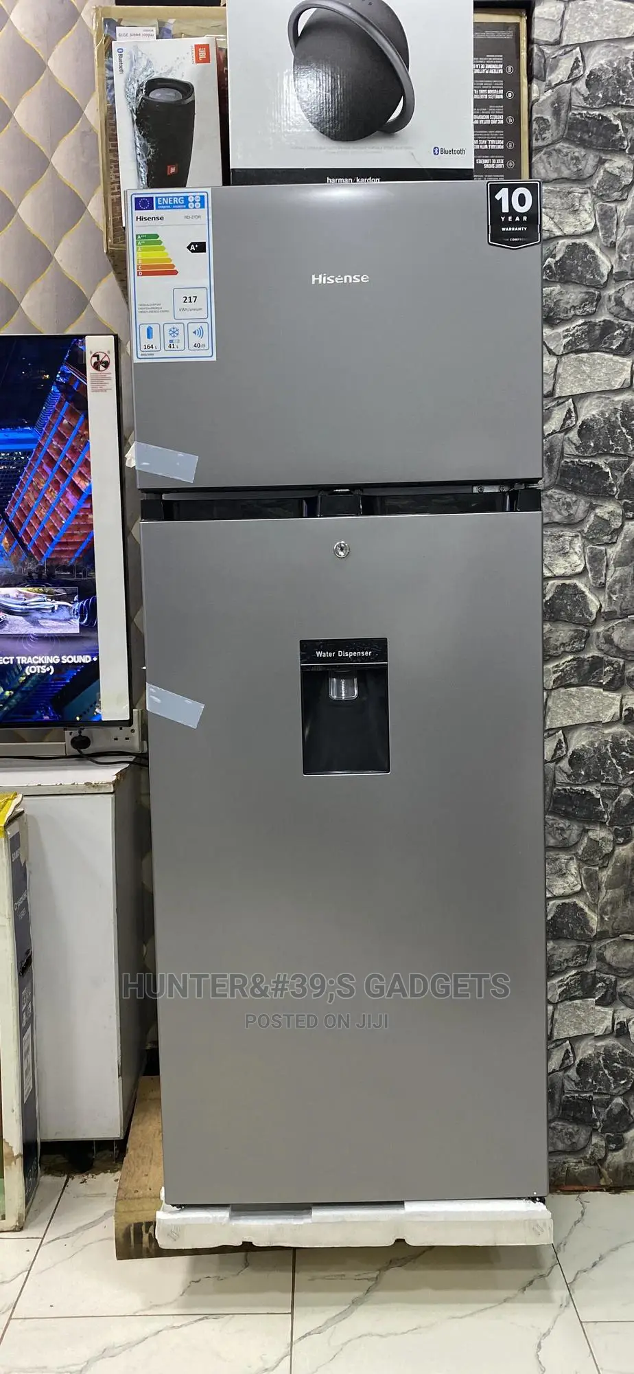 Hisense 270 Litres Double Door Frost Free and Water Dispense