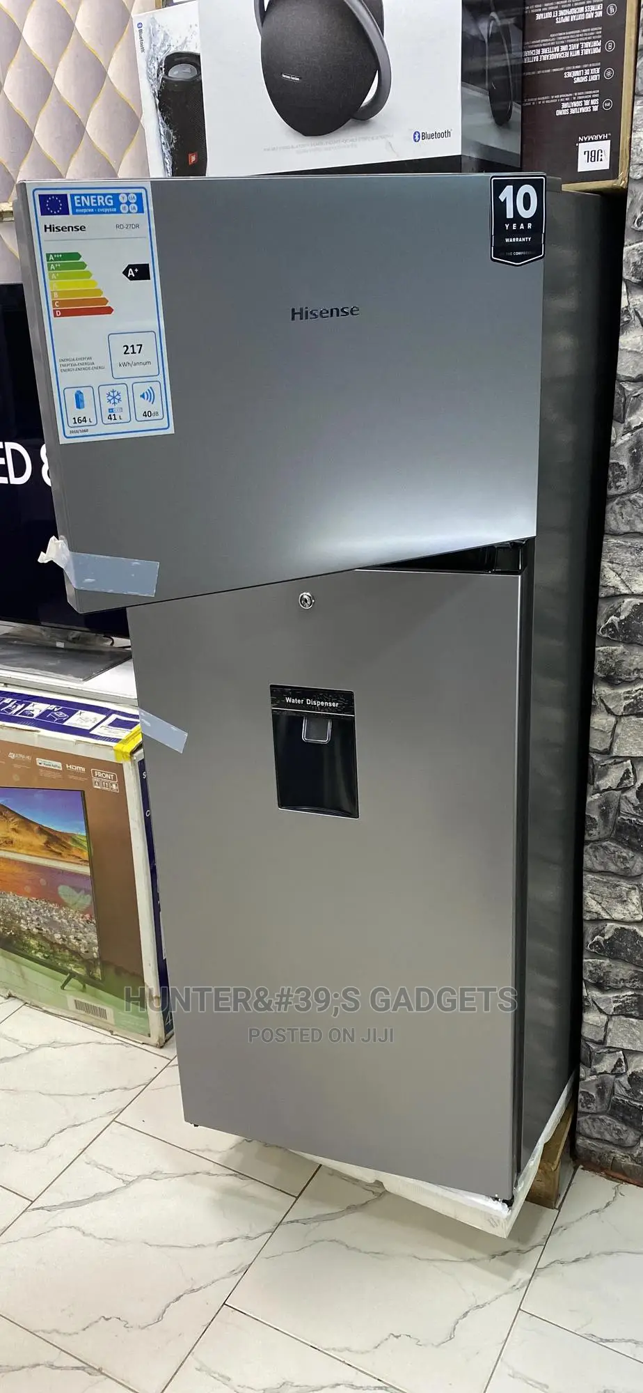 Hisense 270 Litres Double Door Frost Free and Water Dispense