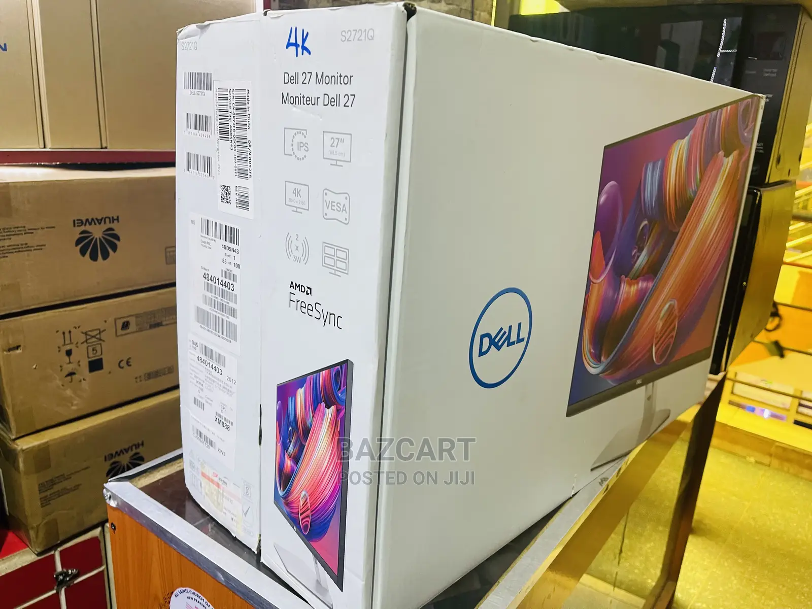 Dell S2721Q 27 Inch 4K UHD, IPS Ultra-Thin Bezel Monitor