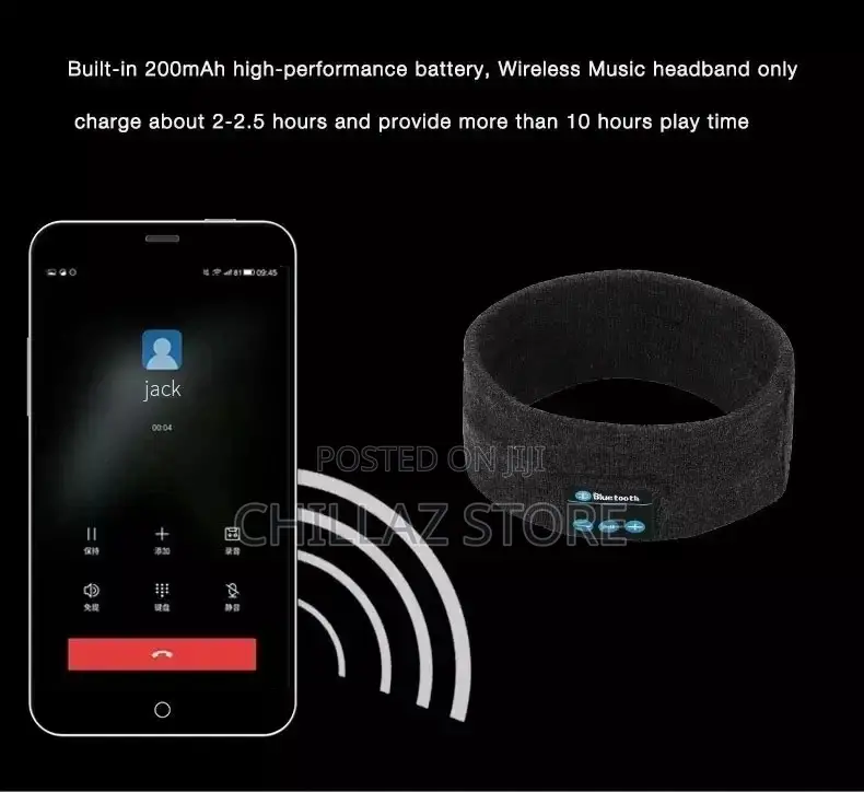 Wireless Bluetooth Headband
