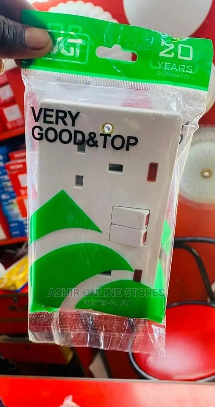 Standard Double Socket With Light