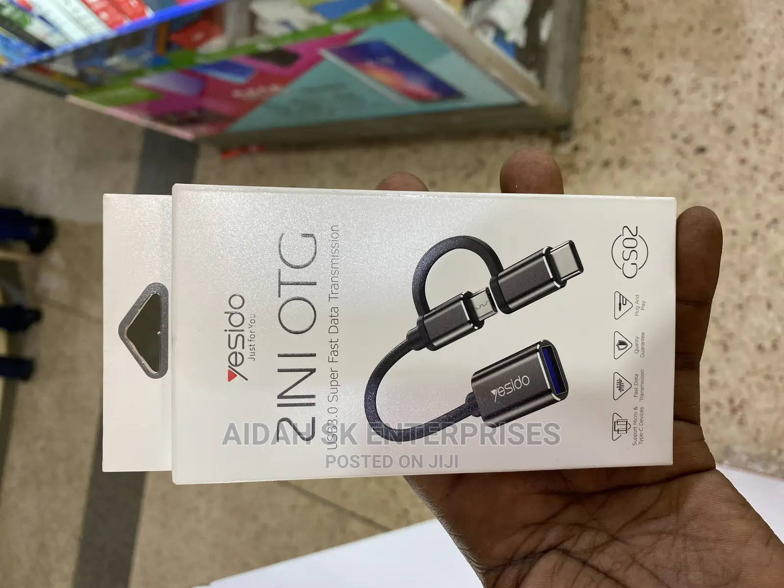 2 in 1 OTG Cable