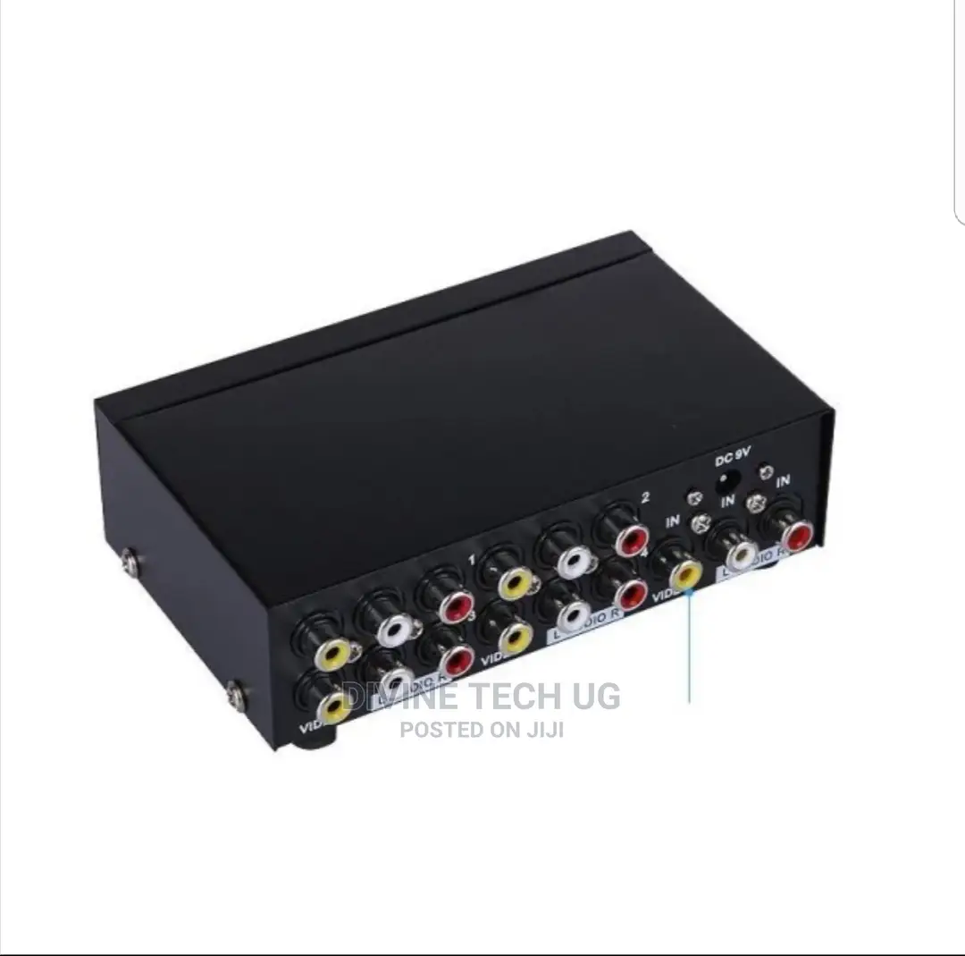 4 Port Video Audio Splitter
