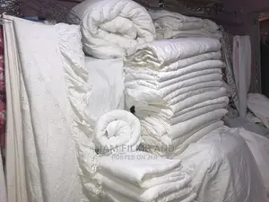 Guest Houses and Furnished Apartment Cotton Beddings White