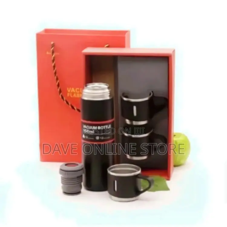 Portable Travel Vacuum Flask Set