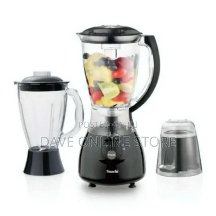 Saachi 2 Jars Blender + Grinder, Pulse Function,