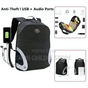 Anti-Theft Laptop Backpack Business Travel Bag - With USB
