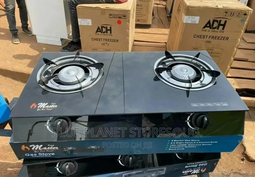 Electro Master Double Gas Stoves [Hard Ceramic Glass Top]