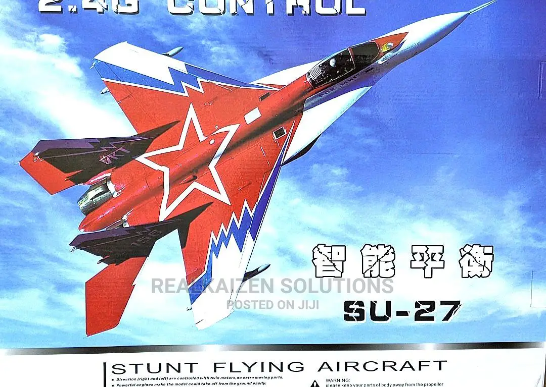 Stunt Flying 2.4G Control RC Outdoor SU-27 Fighter Aircraft