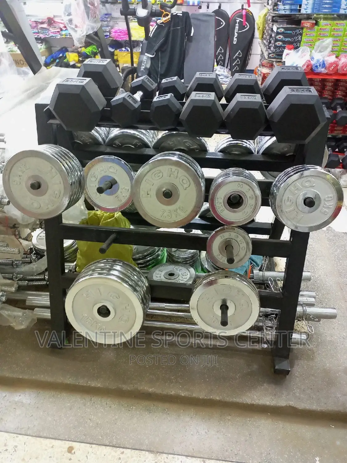 Dumbbell Plates All Different Kg