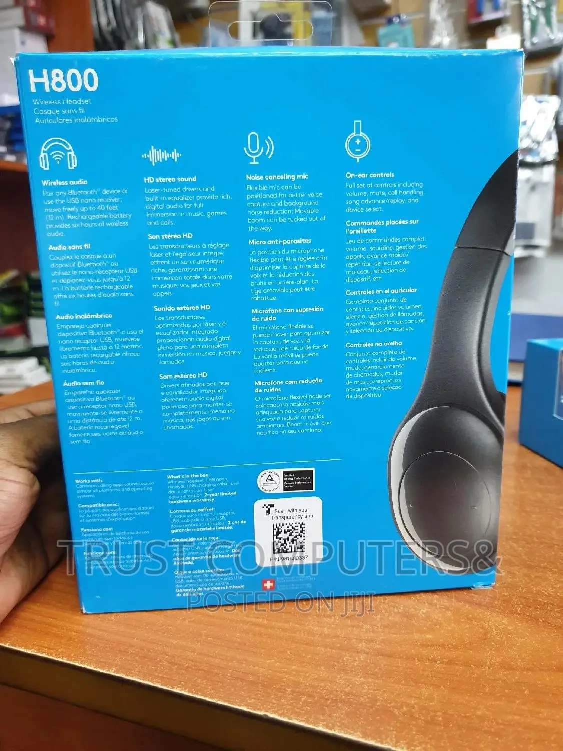 H800 Wireless Bluetooth Headset With Microphone