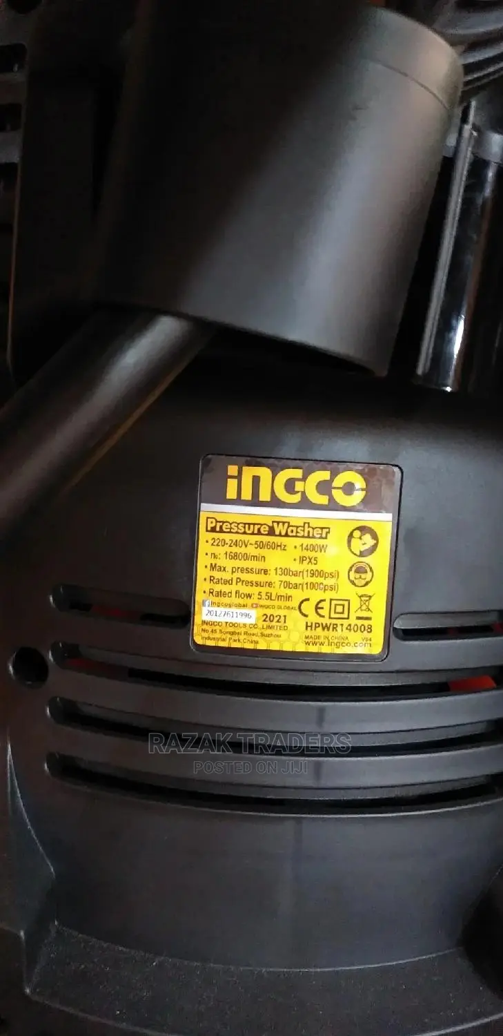 High Pressure Washer Ingco 1400w