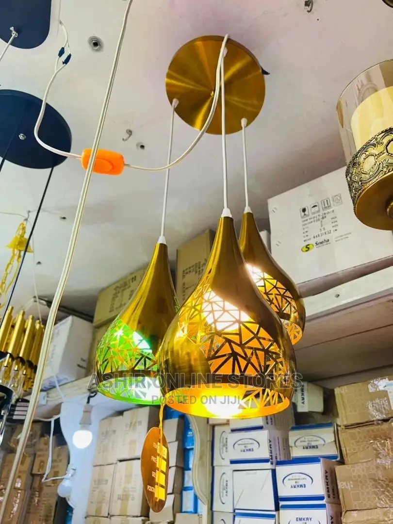 Goldish Pendant Light
